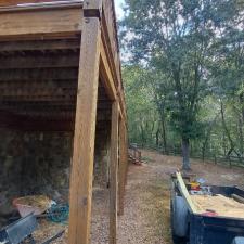 Log Home Surface Stripping And Staining In Jasper GA 35